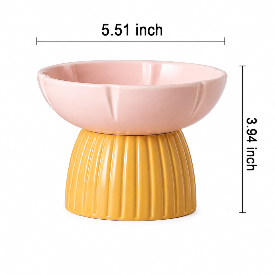 Pet Macarons Candy Color Feeding Ceramic Bowl