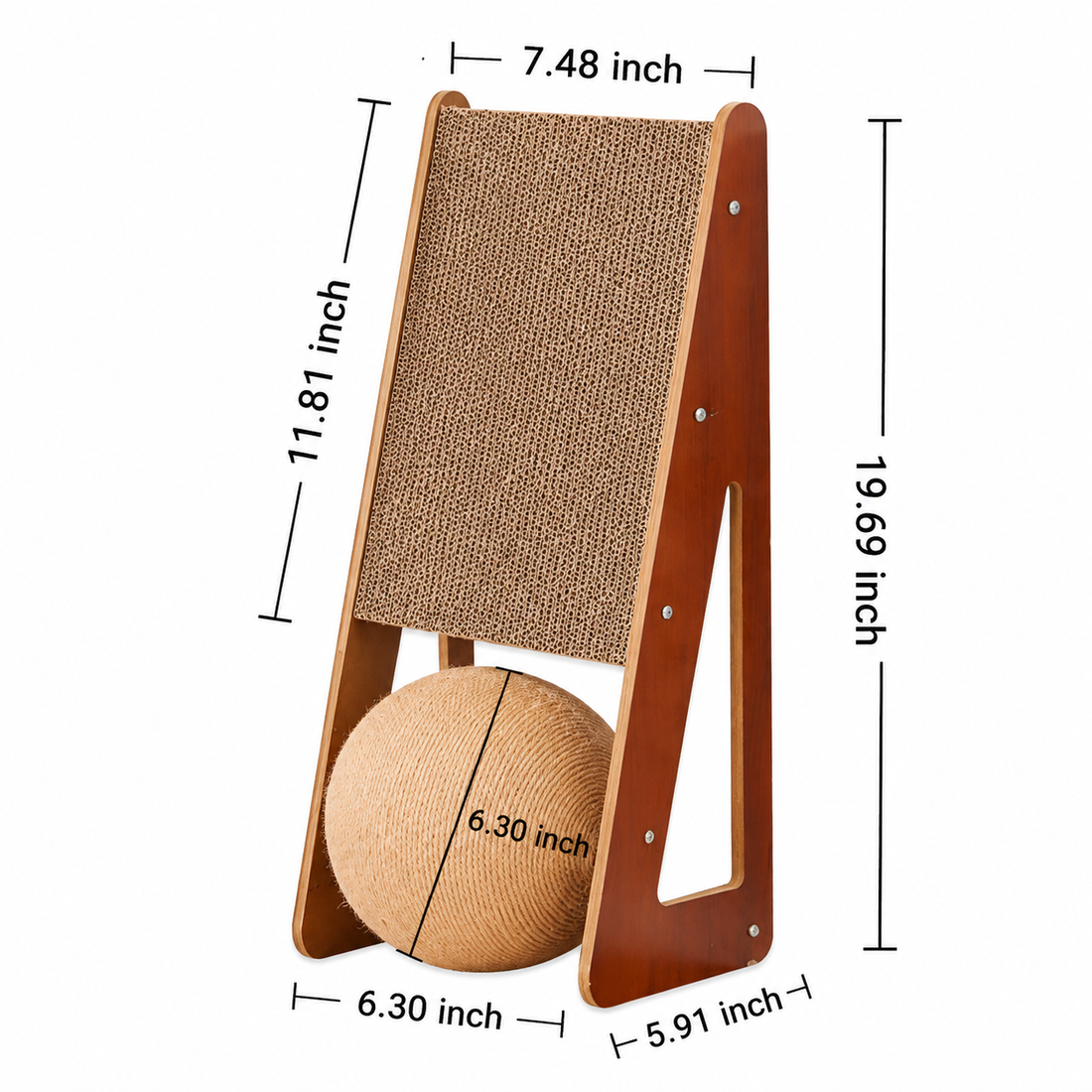 Corrugated Pet Scratching Board Interactive Toy