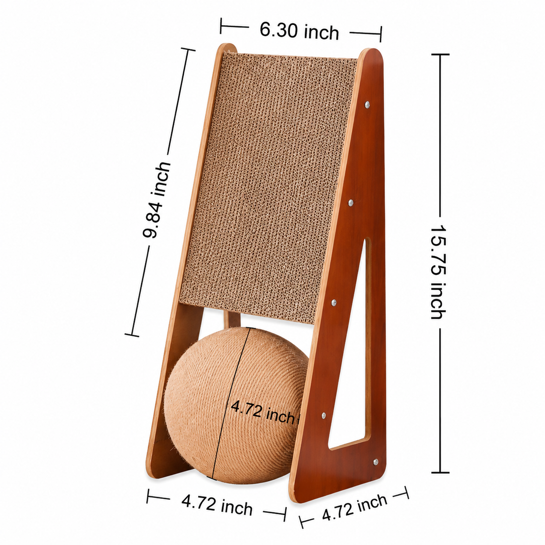 Corrugated Pet Scratching Board Interactive Toy
