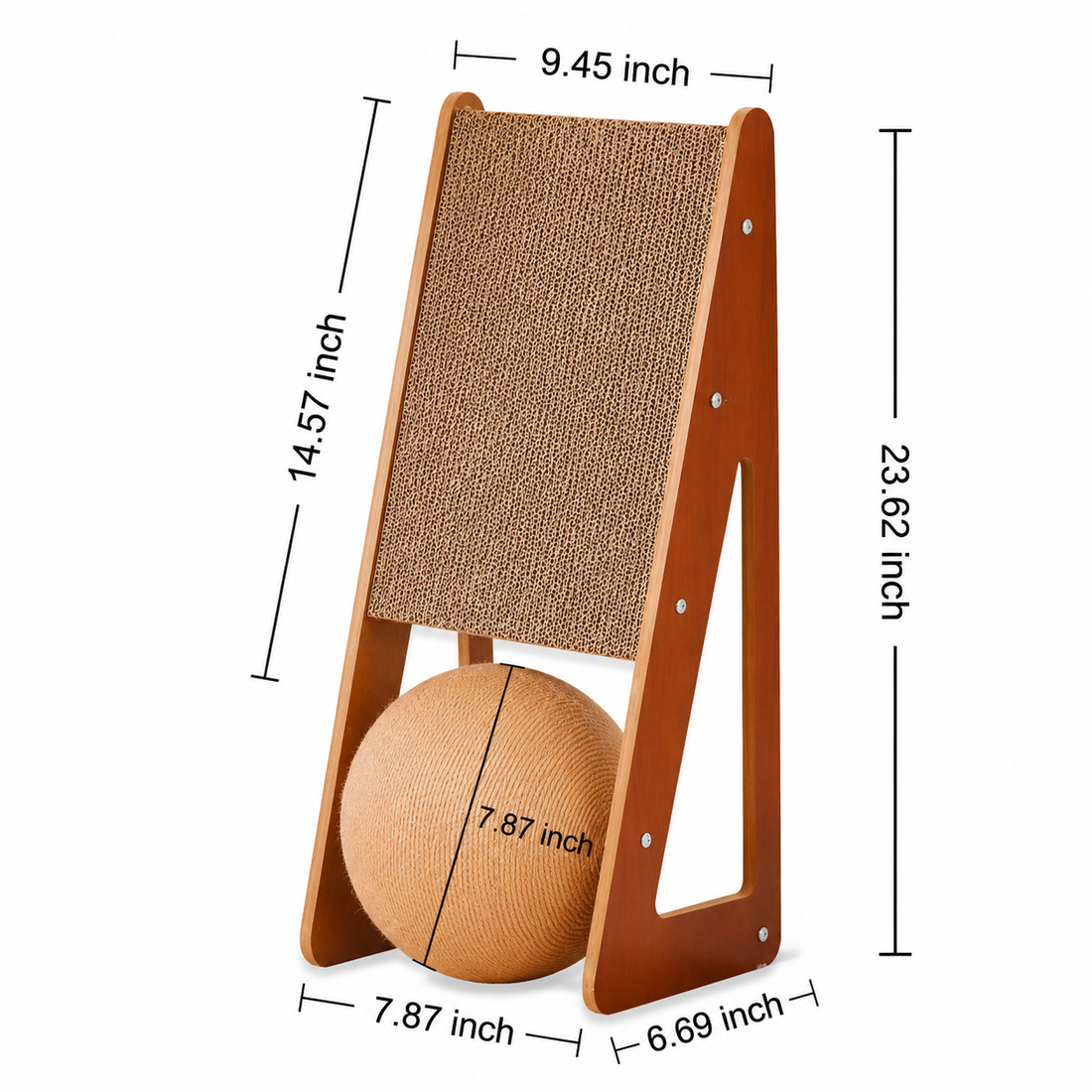 Corrugated Pet Scratching Board Interactive Toy