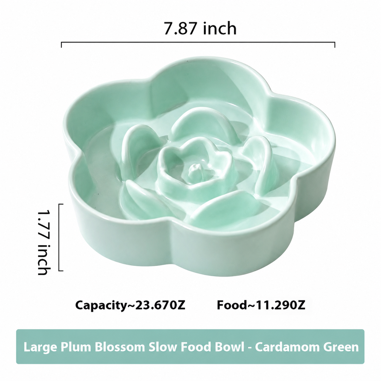 Pet Ceramic Slow Feeding Bowl