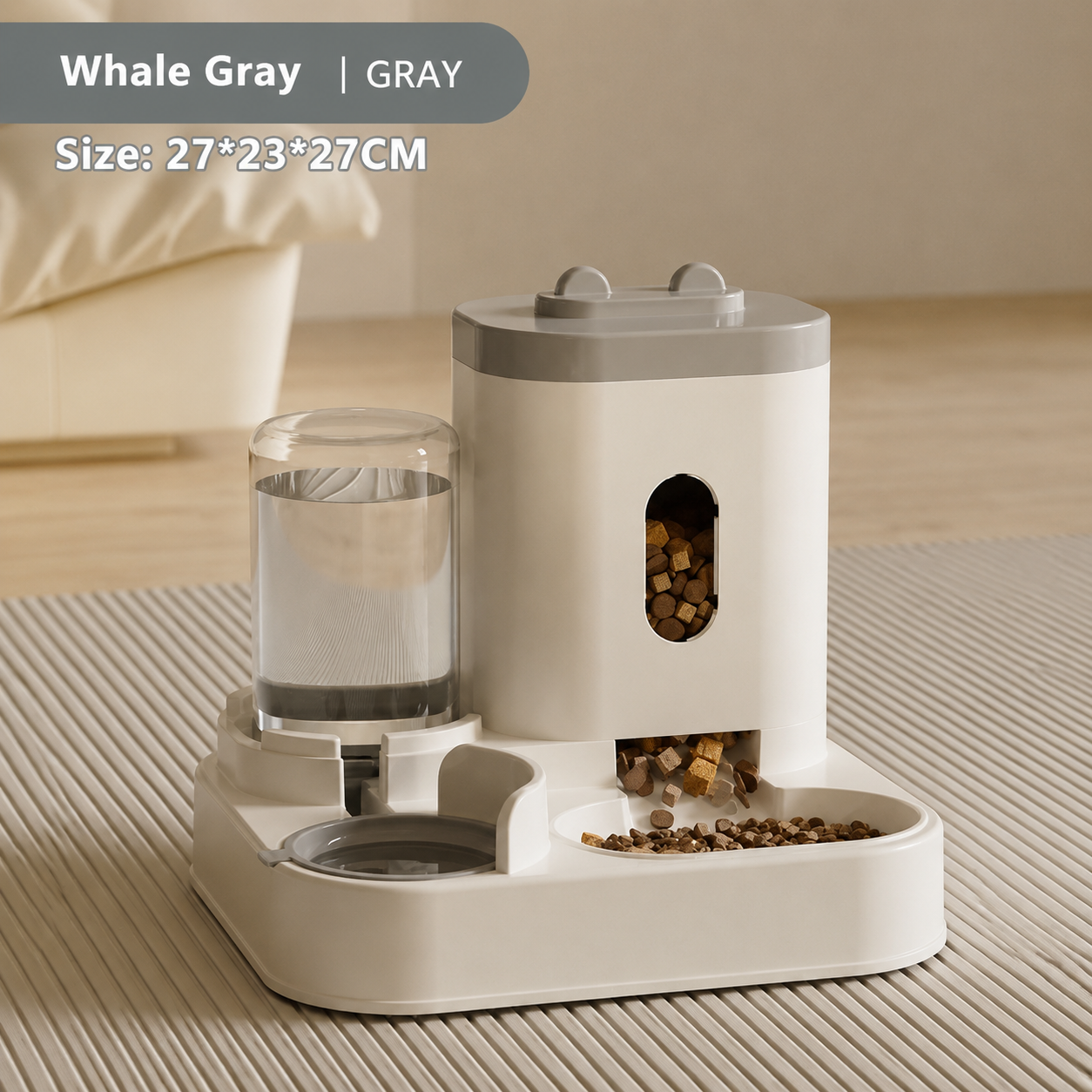 Automatic Pet Food And Water Feeder Bowl Set
