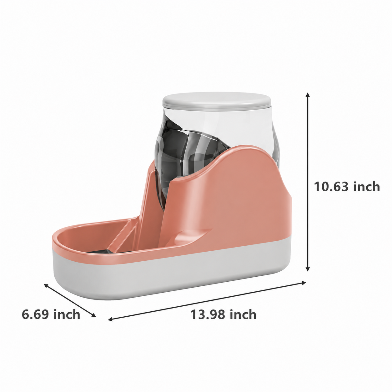 Automatic Pet Water Fountain And Food Dispenser Large Capacity Feeder