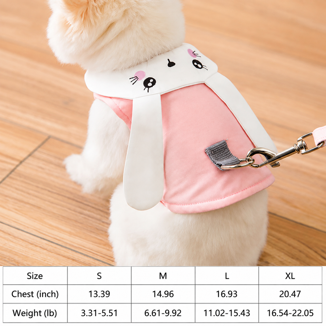 Pet Adjustable Vest Chest Harness And Leash Set