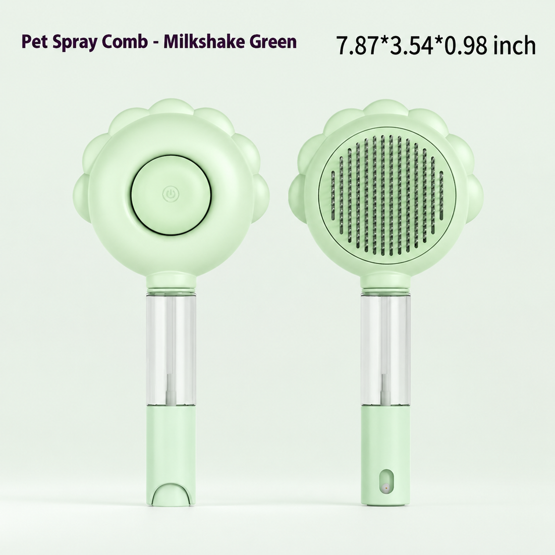 2 In 1 Self Cleaning Pet Grooming Spray Brush