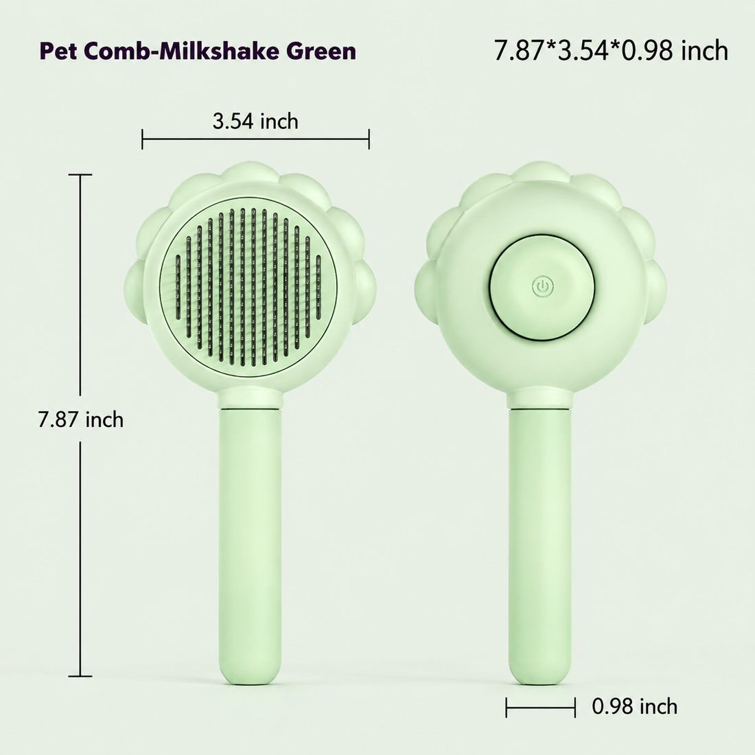 2 In 1 Self Cleaning Pet Grooming Spray Brush