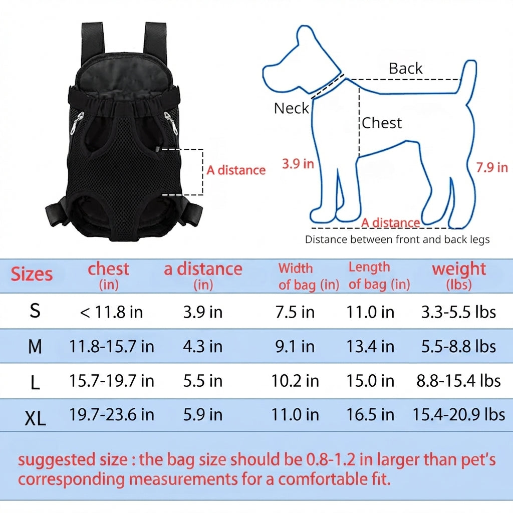 Breathable Portable Pet Carrier Backpack For Travel And Hiking